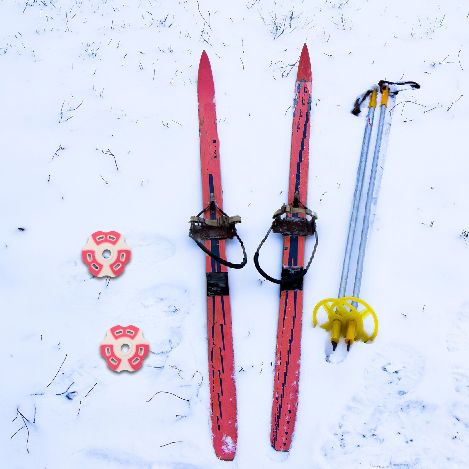 Snow Baskets Mud Baskets Trekking Pole - Lot de 2 paniers de remplacement