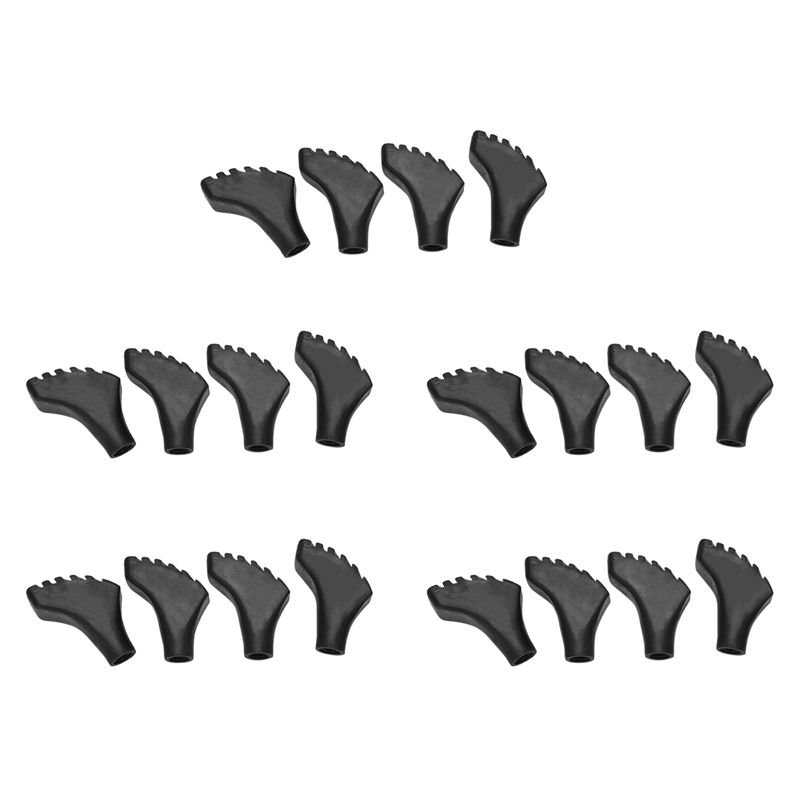 Trekking Pole Rubber Tips Feet Replacement - B48B-20 : lot de pointes de
