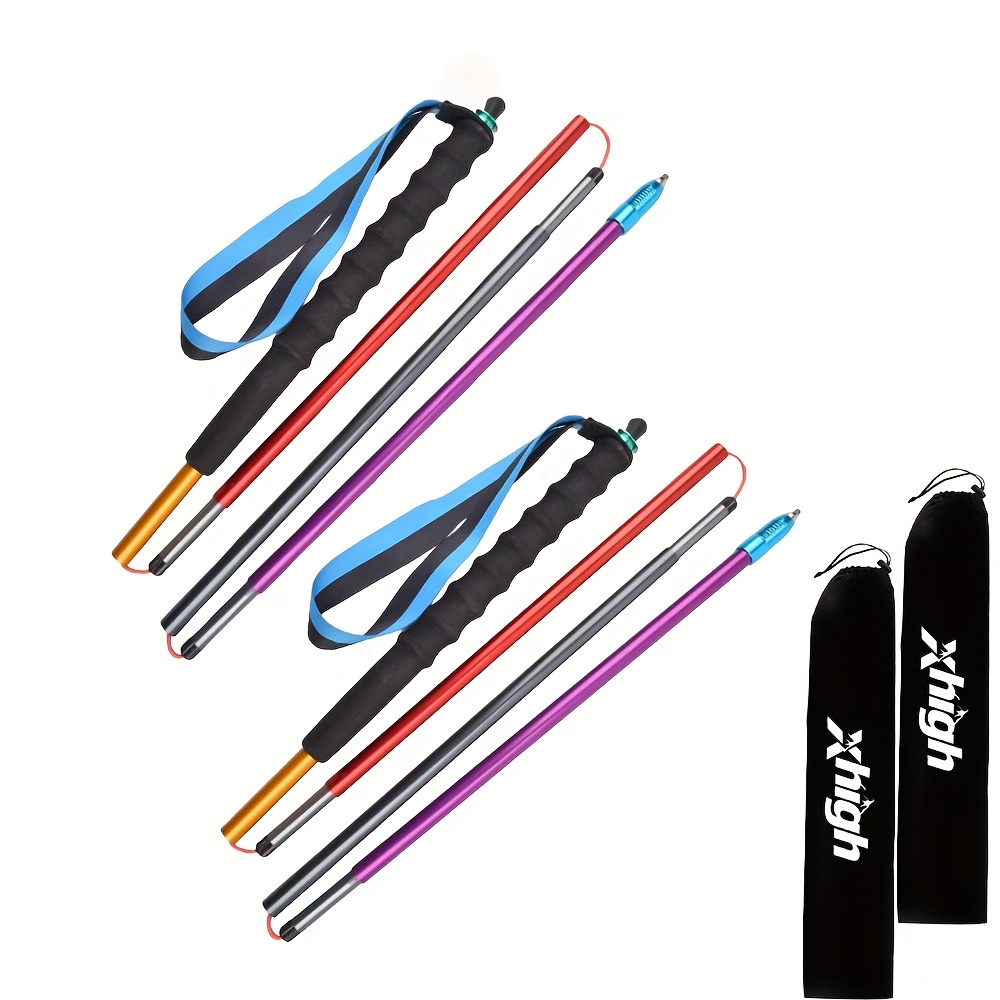 Quick Lock Trekking Poles Aluminum 7075 - Bâton de randonnée pliable ultraléger en