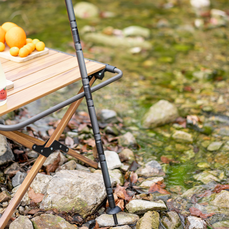 Bâton de randonnée pliable en  - Folding Walking Sticks Hiking Adjustable avis et prix