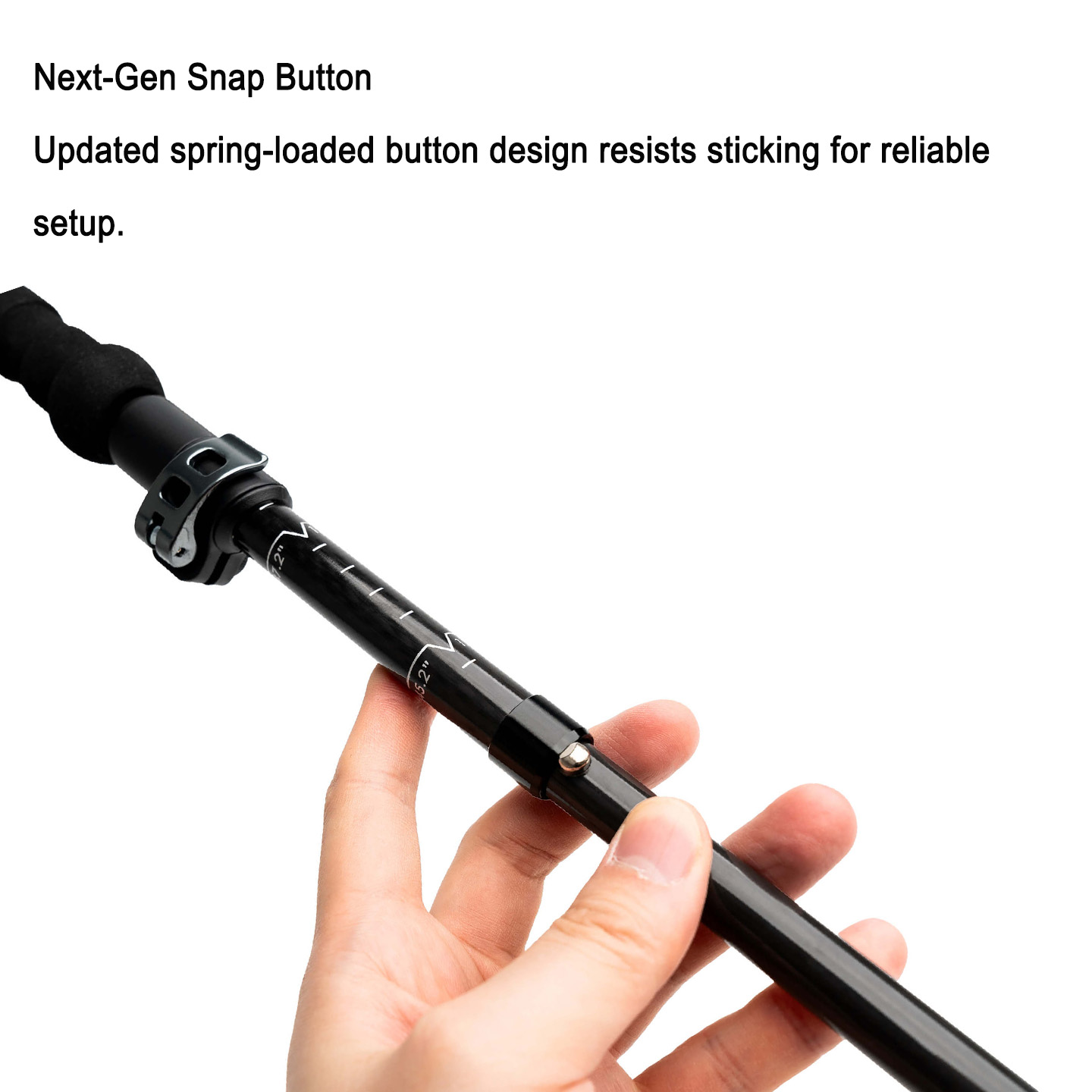 Paires de bâtons de randonnée  - Carbon Fiber Trekking Poles Ultralight Pair avis et prix