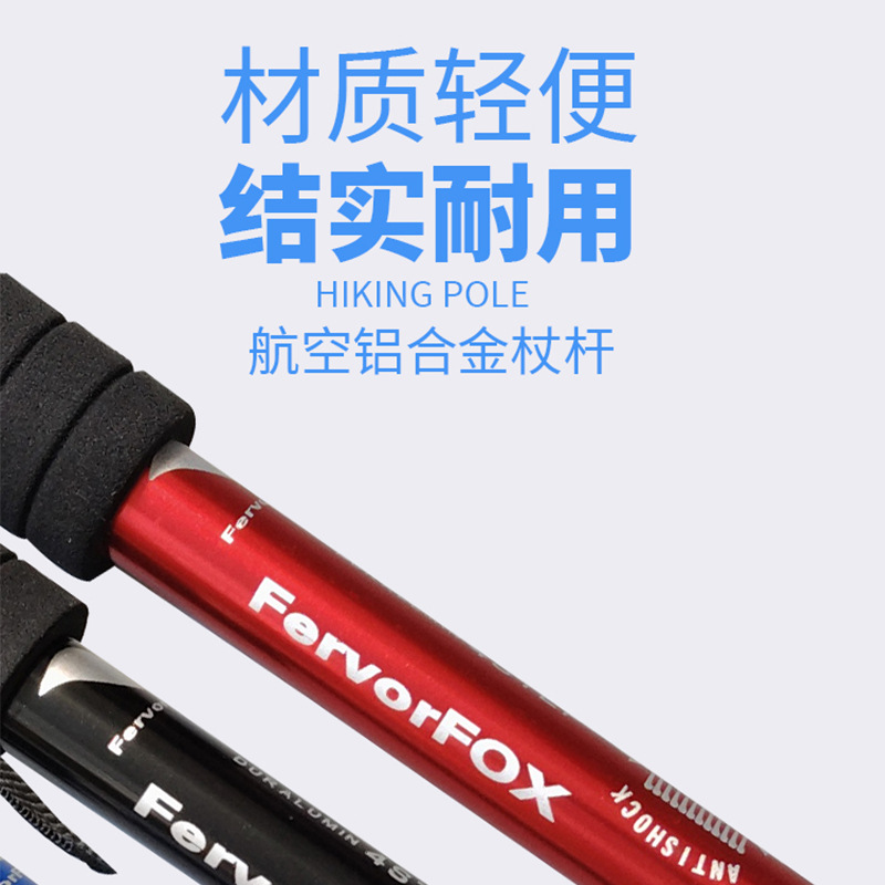 Bâtons de randonnée, bâtons de - Folding Walking Sticks Hiking Adjustable avis et prix