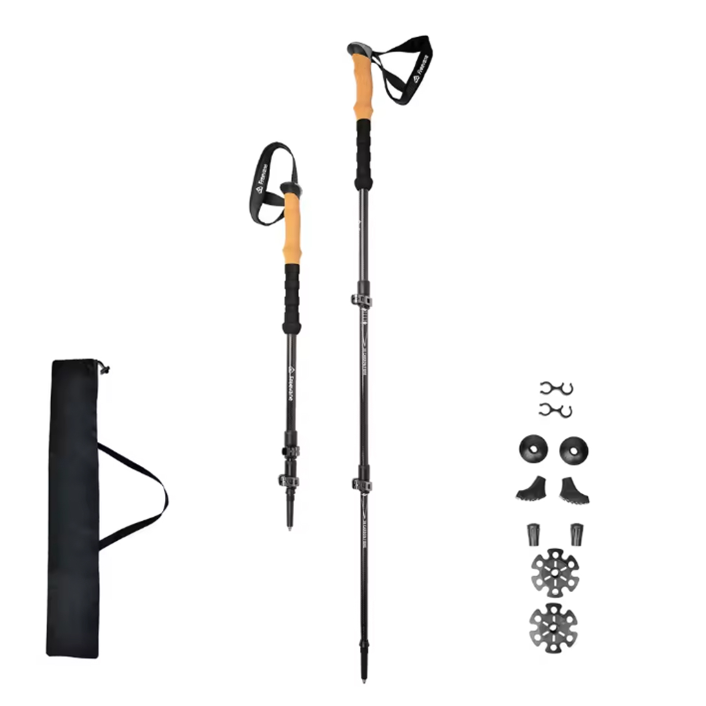 Bâtons de trekking ultralégers - Carbon Fiber Trekking Poles Ultralight Pair avis et prix