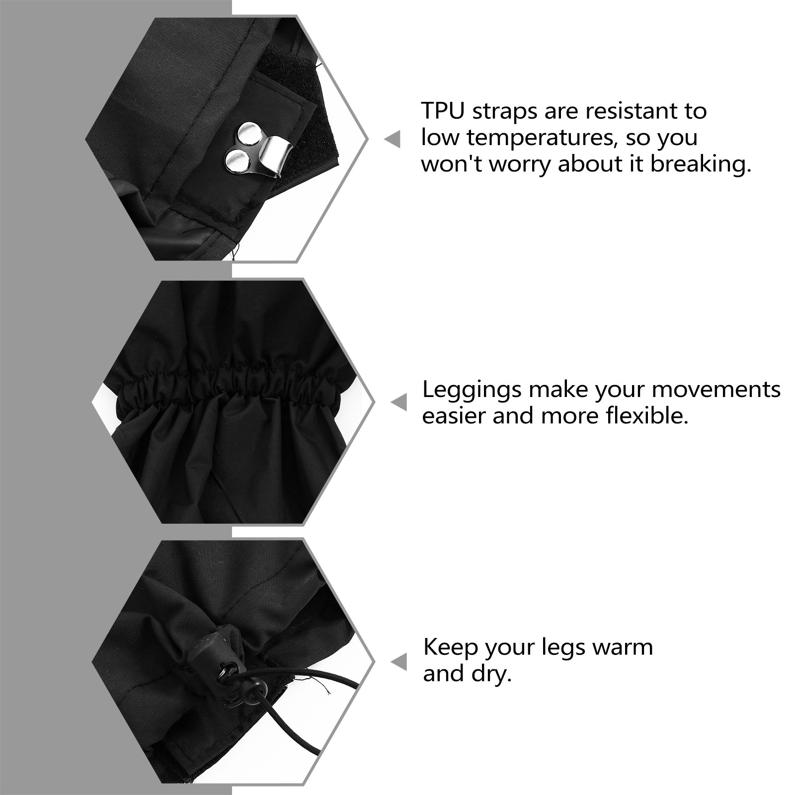 1 paire de jambières respirant - Gaiters Waterproof Breathable Hiking avis et prix